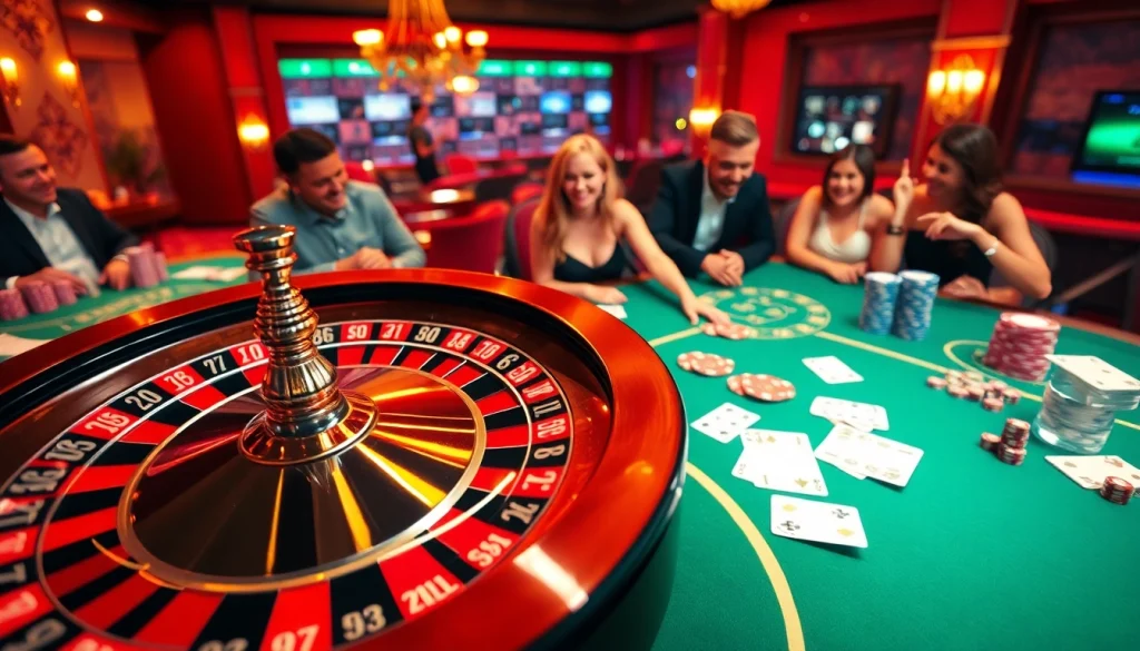 Experience the thrill of chance at Jogoluck Casino with exciting roulette games and engaging players.