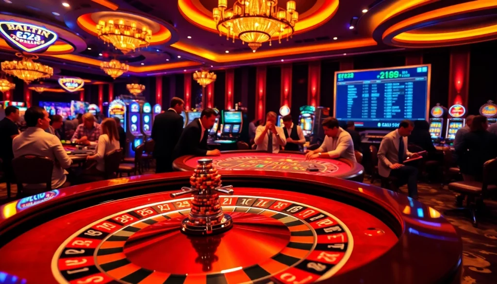 Experience the thrill of e28 gaming as players engage at the vibrant casino, winning at roulette and poker tables.
